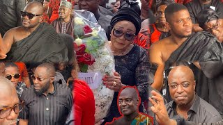 Aww😭😭 Prez Mahama, Ibrahim Mahama & Despite arrives at Sammy Gyamfi F-inlaw's funeral