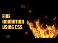 #1 Fire Animation Using CSS | Best Text Animation 2022