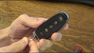 How to Replace a Key Fob Battery (Ford) + Hidden Key