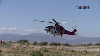 Small Brush Fire in Towsley Park (W/ Helispot Operations), Santa Clarita CA