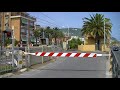 spoorwegovergang pietra ligure i railroad crossing passaggio a livello