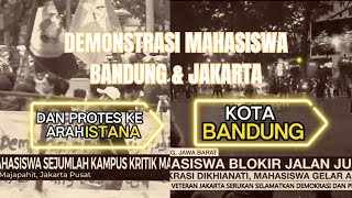 Mahasiswa Jakarta & Bandung Mulai Bergerak Kritik Pemerintah
