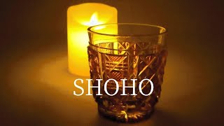 Glass Artist SHOHO - Old Fashion glass \u0026 relax candle / ロックグラス と 癒しのキャンドル -「星彩」