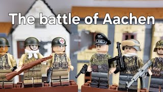 Lego WW2 - The battle of Aachen - Stop motion