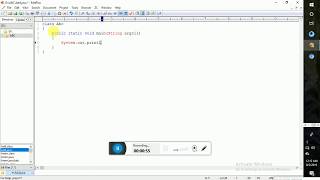 Java program to Print message
