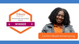 Tribute Home Care Remarkable Personified Award Spring 2024: Massachusetts