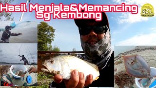 Hasil Menjala Dan Memancing Di Sg Kembong Pulau Indah