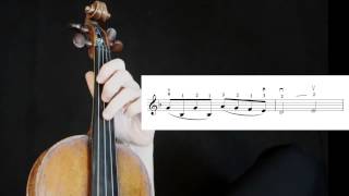 Theme from Schindler's List: Violin - tutorial Part 1 (Spanish, French, subtítulos)