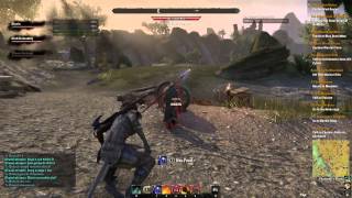 Hot ESO action! Two women sucking on one dude!