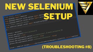 New #Selenium Setup -- DeprecationWarning: executable_path has been deprecated (Troubleshooting #8)