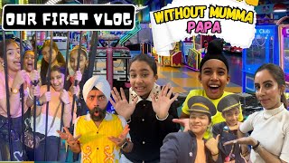 Our First Vlog - Without Mumma Papa | RS 1313 VLOGS | Ramneek Singh 1313