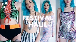 FESTIVAL CLOTHING TRY ON HAUL | 2018