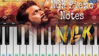 NGK Bgm Piano | Ngk | Tamil Piano notes