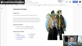 Unit 9: Character Design #creativestudiosbcot