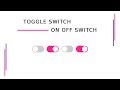 Download CSS Toggle Switch | On Off Button Design Using HTML And CSS | 4 Minutes Tutorial In Mp4 3Gp Full HD Video