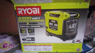 RYOBI 2200 Watt Inverter Generator REVIEW