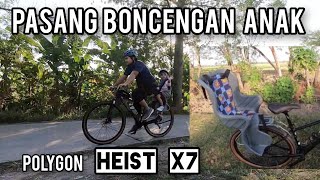 Pasang Boncengan Anak Di Sepeda Polygon Heist X7 2020