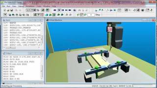 ICAM Mastercam integrated cnc machine simulation, verification and NC post processing