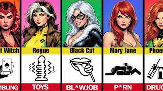 Female Characters' Secret Addictions That Marvel Hides