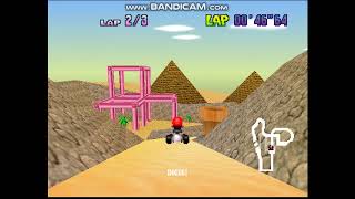 Mario Kart 64 Amped Up (N64 Hack) Sandy Slide