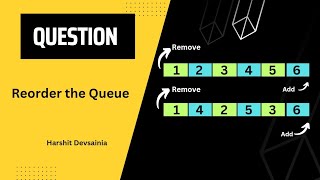 Reorder the Queue | Queue | DSA | @harshitdevsainia