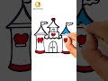 short castle drawing how to draw a castle easy for kids