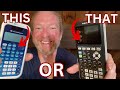 TI-34 Multiview Calculator versus TI-84 Plus CE Calculator