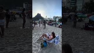 🇧🇷 Sunny day in Rio de Janeiro, Leblon Beach, Brazil #shorts