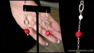 Coral Earrings