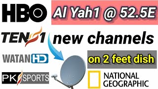 al yah 1 @ 52.5 east on 2 feet dish | Yahsat 52e New Update Today