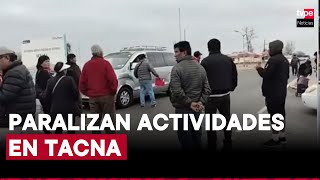 Tacna: realizan paro contra ampliación del penal de Challapalca