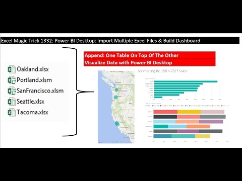 Excel Magic Trick 1332: Power BI Desktop: Import Multiple Excel Files & Build Dashboard Excel Magic Trick 1332: Power BI Desktop: Import Multiple Excel Files & Build Dashboard