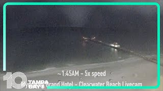 Large waterspout seen near Pier 60 at Clearwater Beach