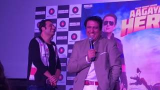 Watch : Govinda in a Hilarious mood at a movie trailer launch | SpotboyE