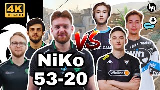 😮NiKo (53-20) Dust2 w/degster/TeSeS vs fame/buster/ICY | Jan 17, 2025 | CS2 POV/DEMO