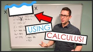 Solving Optimization Problems Calculus Style (Maximum Area Example)