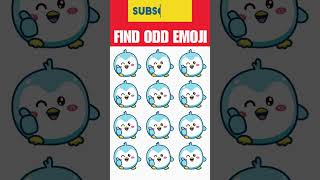 CAN YOU FIND THE ODD EMOJI? #games #riddles #riddle_challenge #puzzlegame #guessthelogo