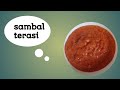 cara membuat sambal terasi enak - resep masakan #shorts