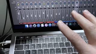 Up close setup for livestream audio mixing for music bands churches and YouTube