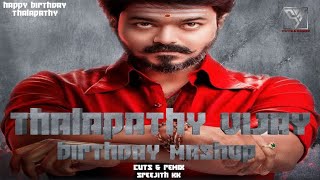 VIJAY MASHUP 2021|Thalapathy vijay|Birthday special|Sreejith kk|Sk cuts&remix