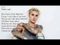 Deja Vu- Post Malone ft. Justin Bieber (Lyric Video)