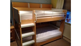 Must Have See UK Review! Julian Bowen Domino Bunk Bed - Single, White/Maple Finish