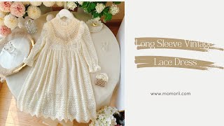 Long Sleeve Vintage Lace Dress