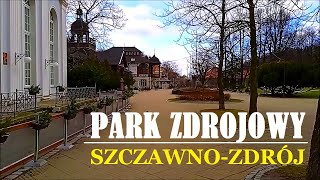 Park Zdrojowy Szczawno Zdrój - miasto uzdrowiskowe /lutowy,relaksujący spacer po parku/