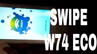 Swipe W74  ECO Tablet UNBOXING