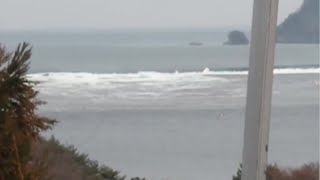 2011 Japan Tsunami - Kamaishi Bay. (Full Footage)