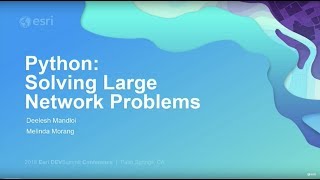 Python: Solving Large Network Problems