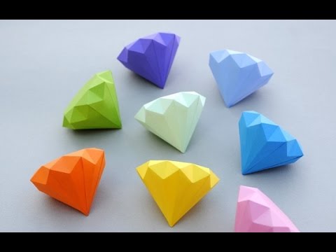 How to Make a Paper Diamond - Simple Way How to Make a Paper Diamond - Simple Way
