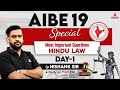 AIBE 19 Classes | Hindu Law Most Imp Questions | By Nishank sir