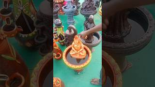 shiv ji fountains ⛲ made with soil #shorts